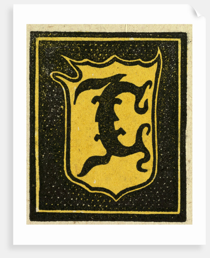 Illustration of English Tales Folk Tales and Ballads. A Coat of Arms Depicting the Letter C by Anonymous