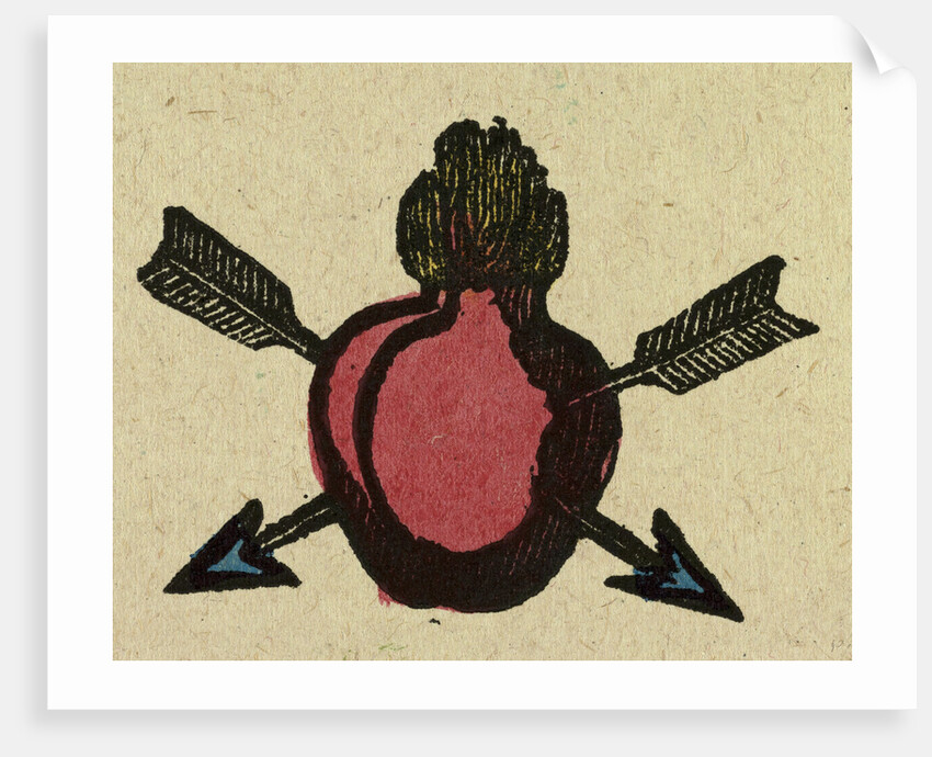 Illustration of English Tales Folk Tales and Ballads. A Heart Pierced by Two Arrows by Anonymous