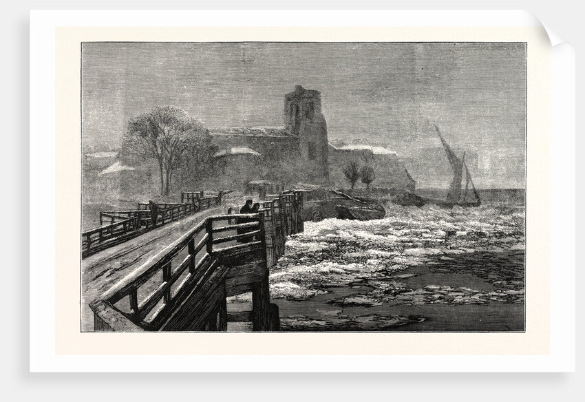 Putney Bridge, London, Christmas, 1879 by Anonymous