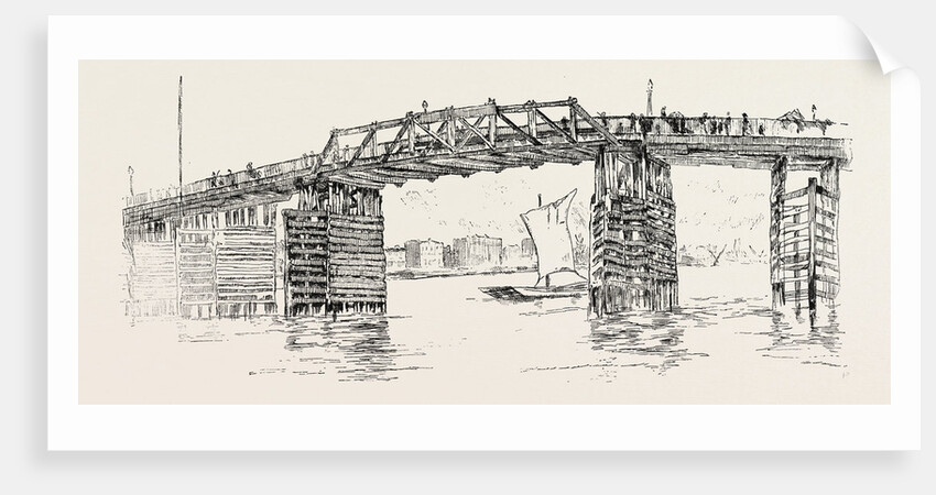 Old Battersea Bridge by Anonymous