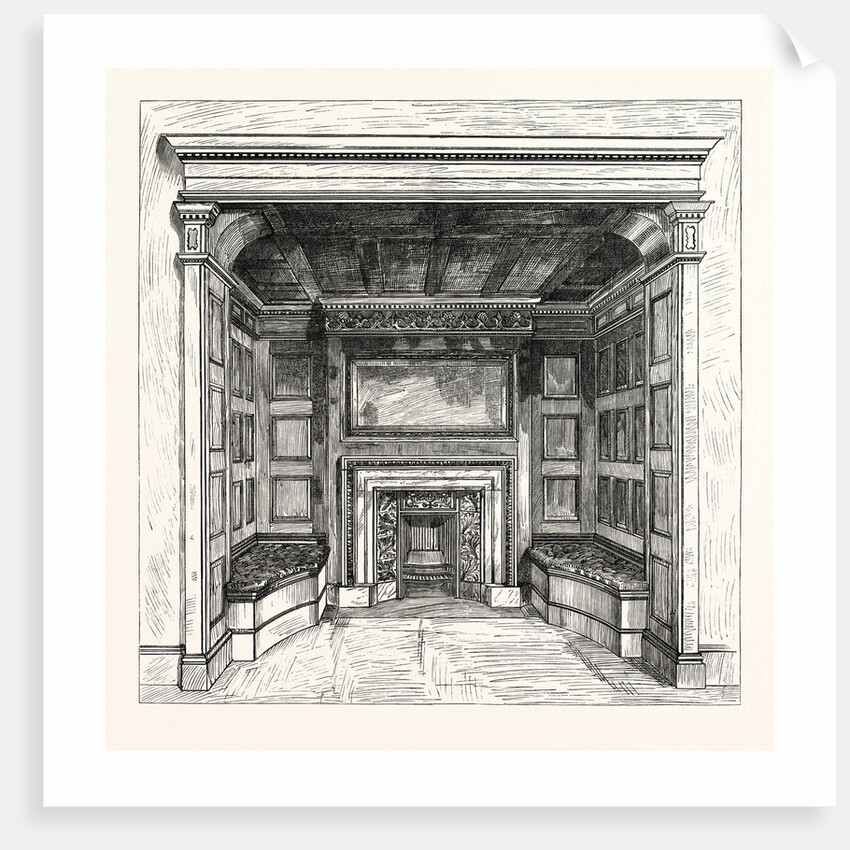 Morris And Co., Chimney Piece in the Ambassadors' Room, St. James's Palace, London by Anonymous