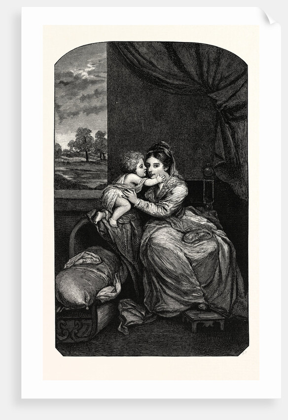 Lady Melbourne and Child by Anonymous