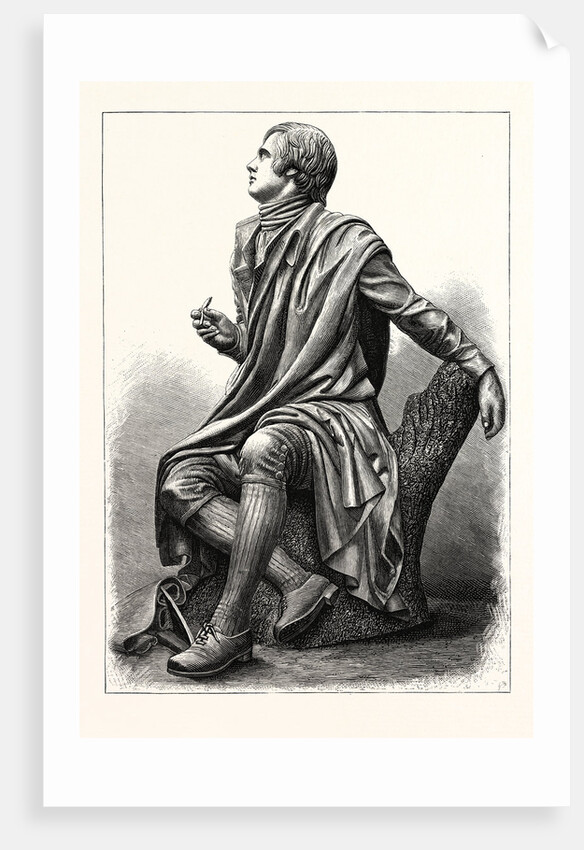 Statue of the Scottish Poet Robert Burns by Anonymous