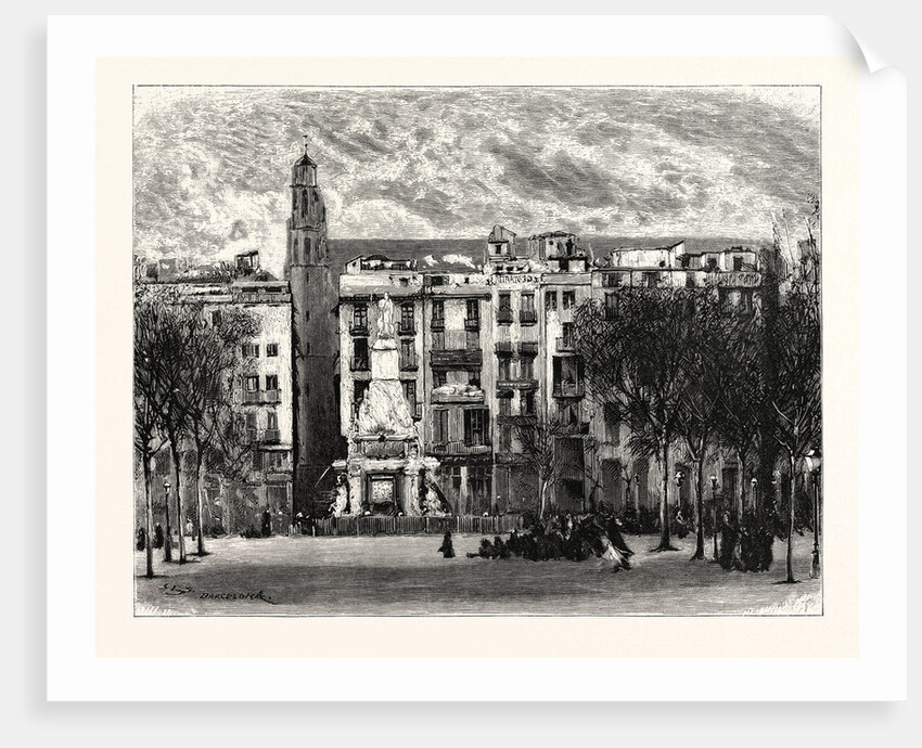 Plaza De Palacio. Barcelona, Spain by Anonymous