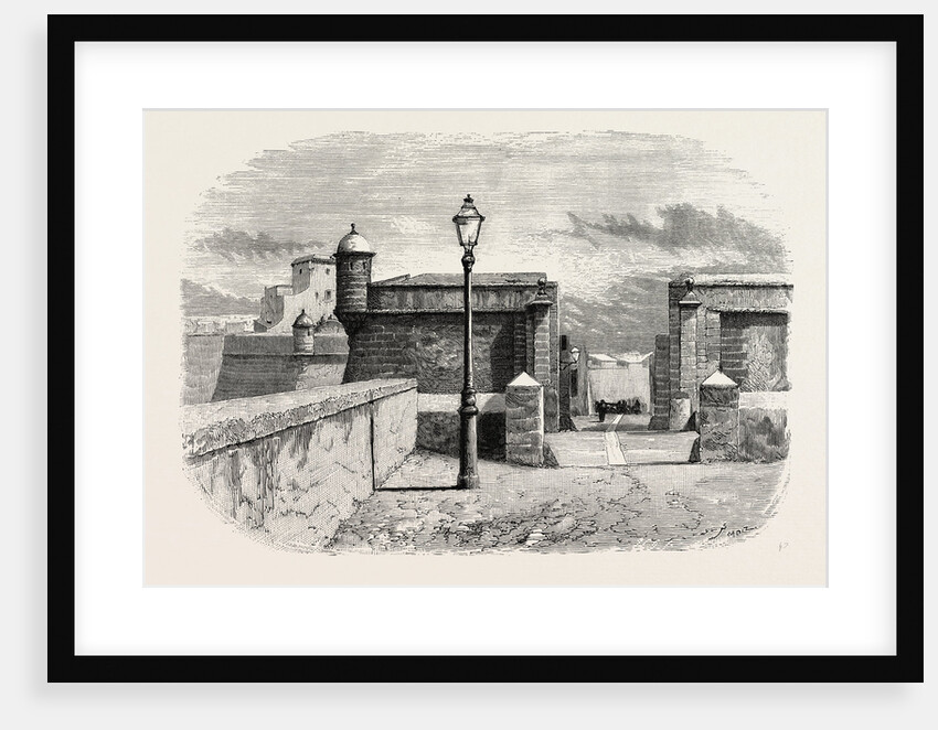 The Wall of Cadiz, Spain by Anonymous