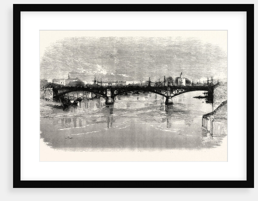 Bridge of Triana Over the Guadalquivir, Seville, Spain by Anonymous