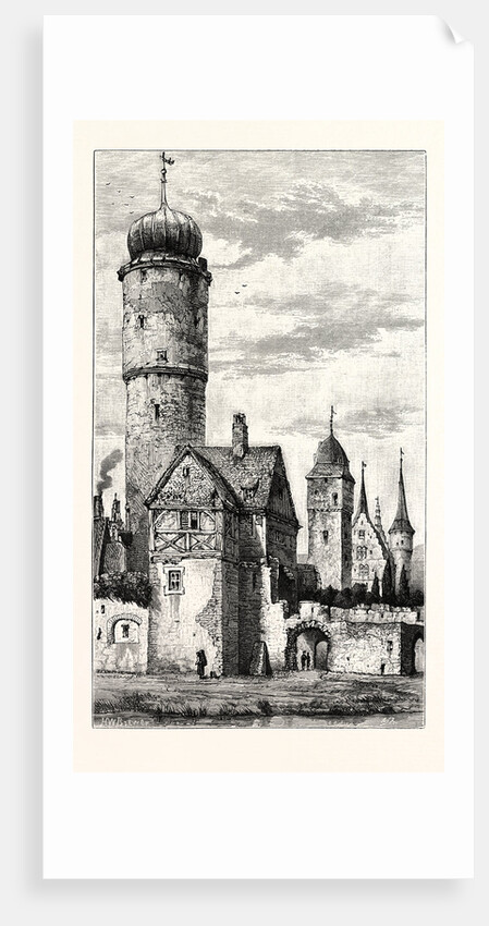 Watch Tower, Ochsenfurth, Bavaria, Germany by Anonymous