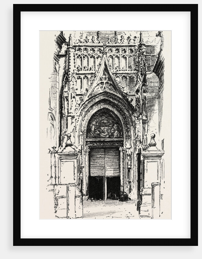 Door of Seville Cathedral, Spain by Anonymous
