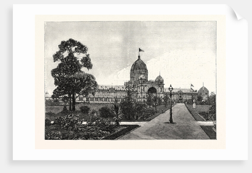 The Exhibition Buildings from the Gardens by Anonymous