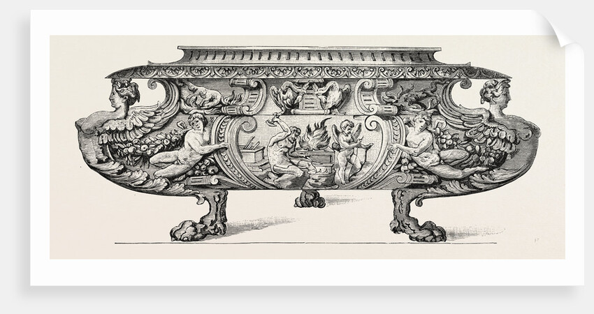 Silver Wine-Cooler. Sixteenth Century. Italian Work by Anonymous