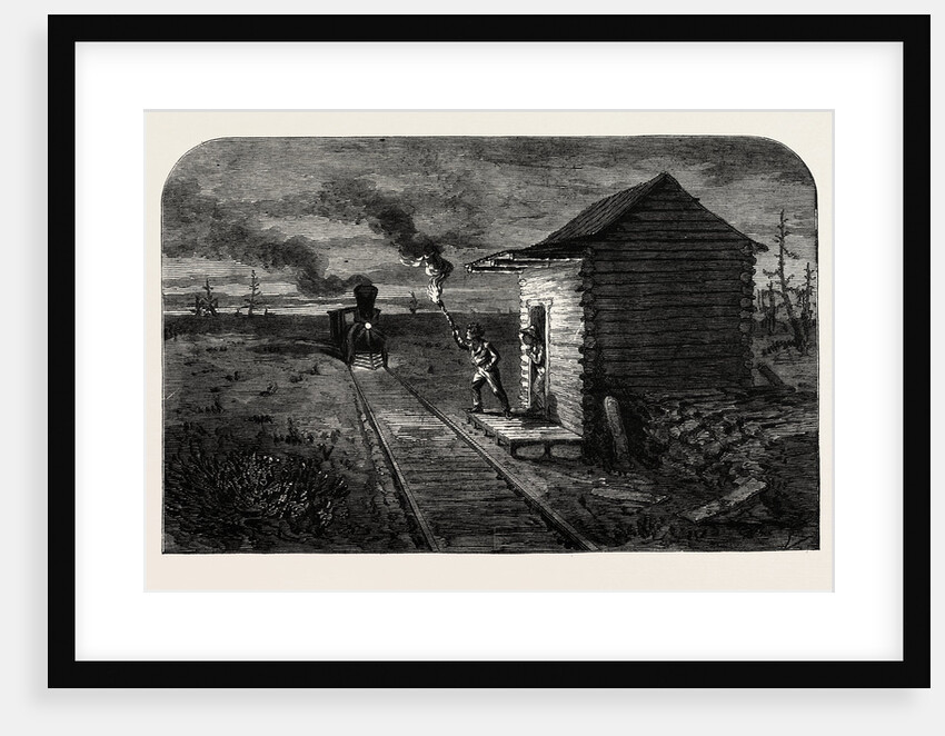 Railway Station in Georgia America by Anonymous