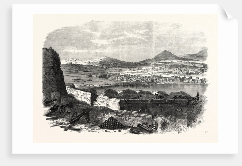 Gaeta: The Positions of the National Army Seen from the Batteries of the Citadel of Gaeta by Anonymous