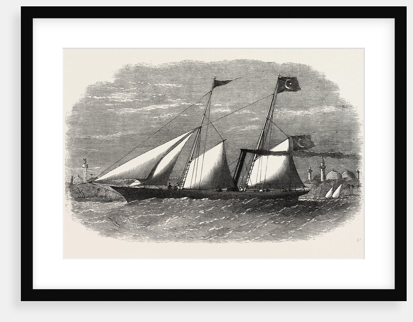 Steam-Yacht Built for His Late Highness El Hami Pacha Son of the Late Viceroy of Egypt by Anonymous