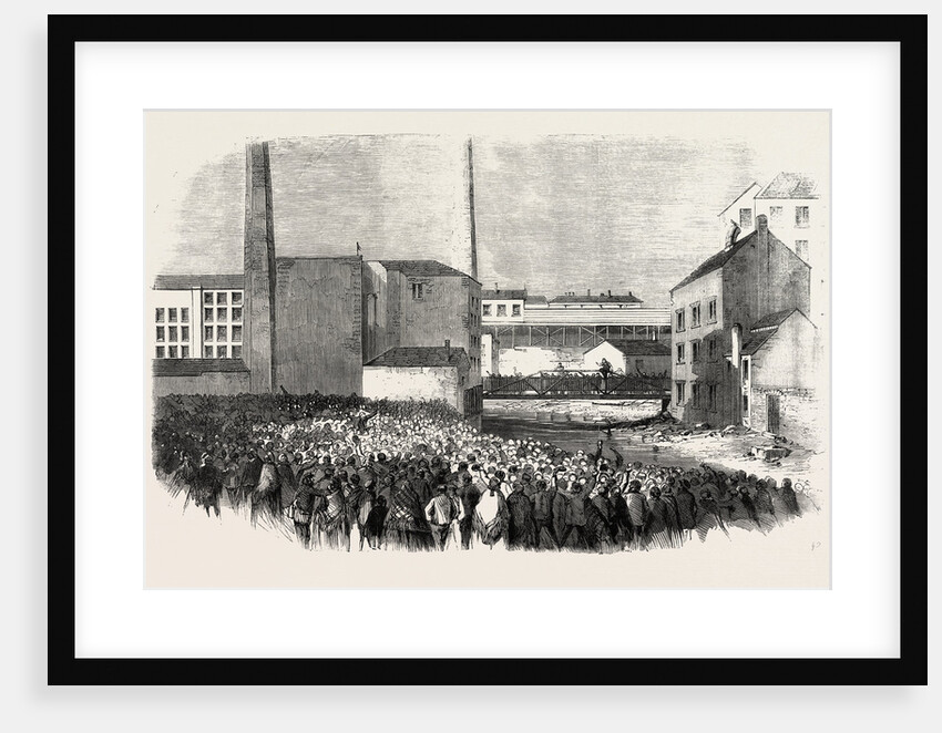 The South Lancashire Turn-Out: Calling Out the Hands at Johnson's Mill Stalybridge. by Anonymous