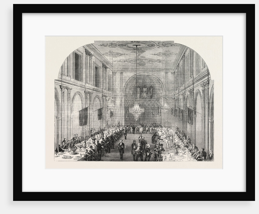 Dinner to the Northumberland and Newcastle Yeomanry Cavalry at the Assembly Rooms Newcastle-on-Tyne. by Anonymous