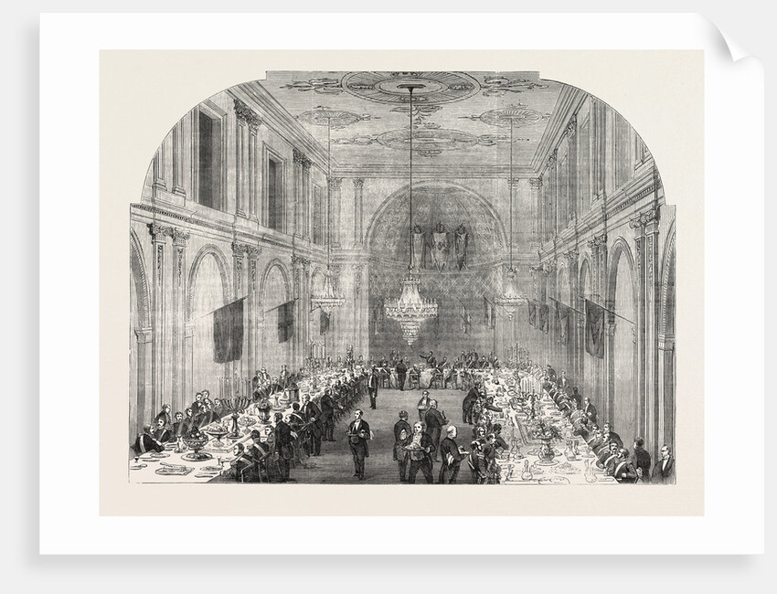 Dinner to the Northumberland and Newcastle Yeomanry Cavalry at the Assembly Rooms Newcastle-on-Tyne. by Anonymous