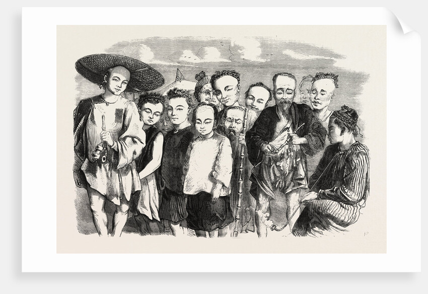 A Group of Chinese by Anonymous