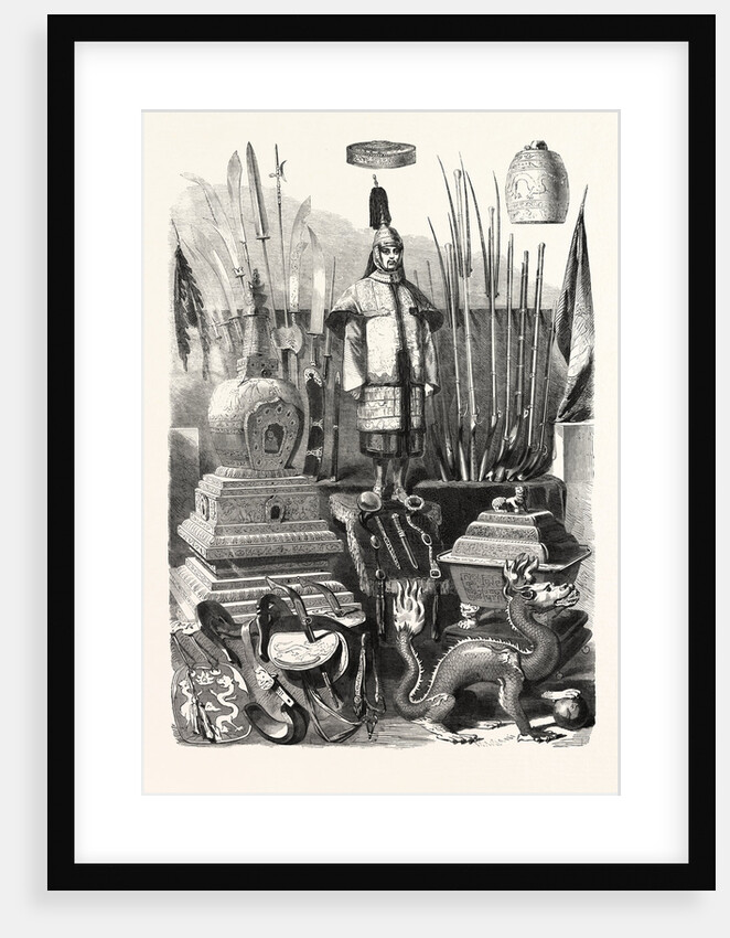 French Spoils from China Exhibited at the Palace of the Tuileries France by Anonymous