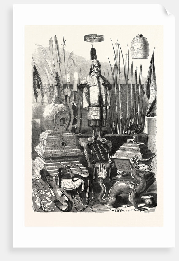 French Spoils from China Exhibited at the Palace of the Tuileries France by Anonymous