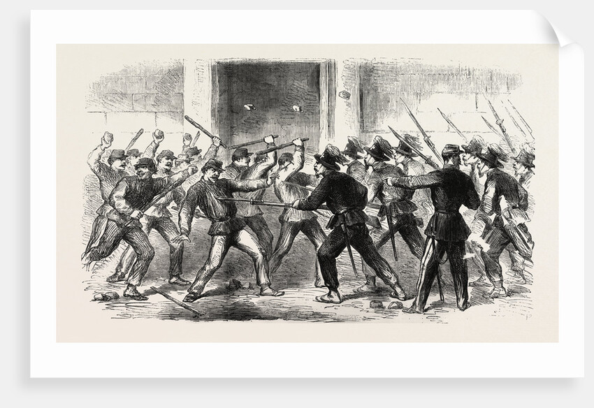 Conflict at Naples Between a Company of Bersaglieri and False Garibaldini by Anonymous