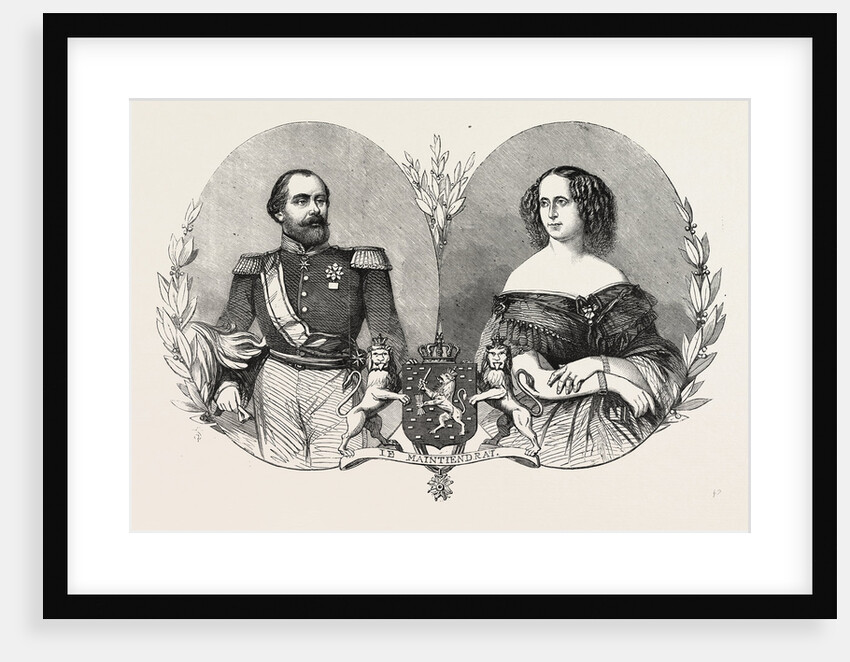 Visit of the King of Holland to Amsterdam: His Majesty the King of the Netherlands Her Majesty the Queen of the Netherlands by Anonymous