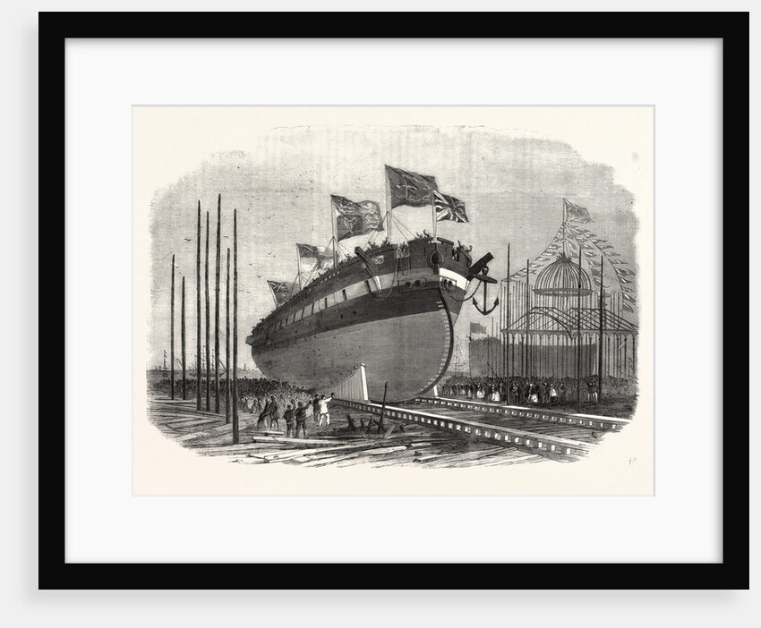 Launch of Her Majesty's Steam-Ram Frigate Resistance at Millwall by Anonymous