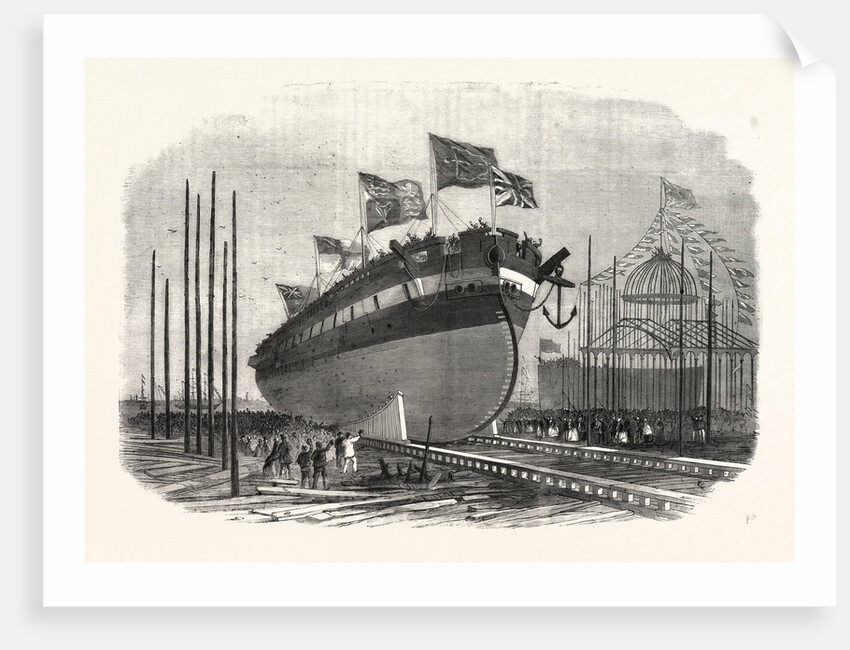 Launch of Her Majesty's Steam-Ram Frigate Resistance at Millwall by Anonymous