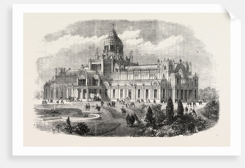 The Palace of Industry at Amsterdam the Netherlands by Anonymous