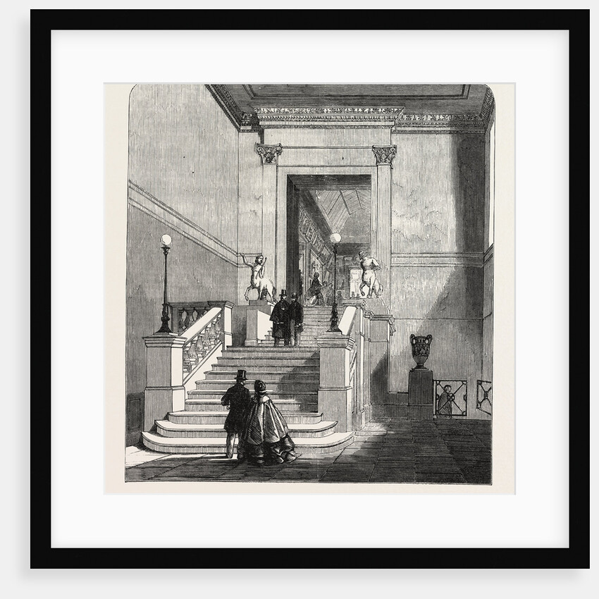The New Staircase to the Royal Academy UK by Anonymous