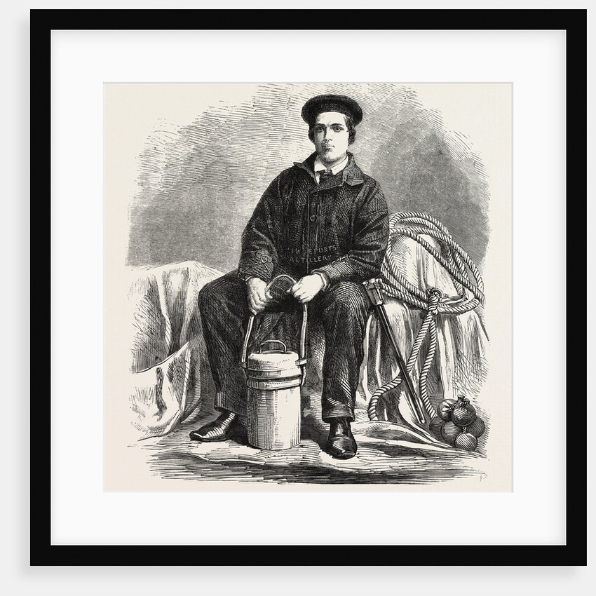 A Private of the Marine Volunteer Corps at Hastings UK by Anonymous