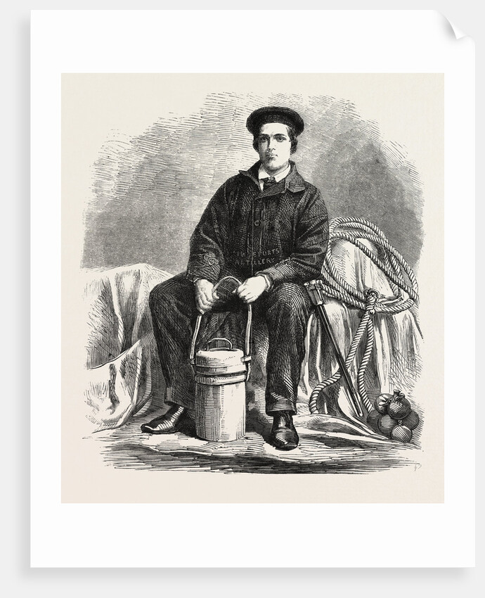 A Private of the Marine Volunteer Corps at Hastings UK by Anonymous