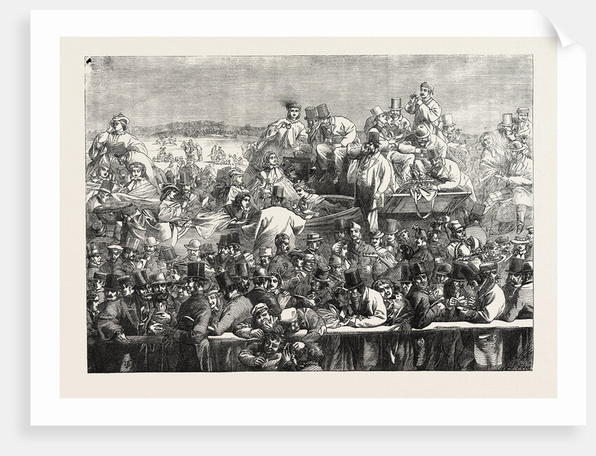 Epsom Races: The Derby Waiting for the Start UK by Anonymous