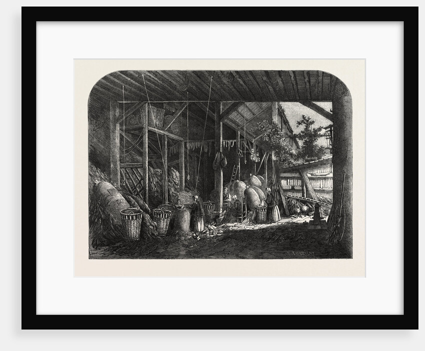 The Treaty with France French Rags and French Paper: A Rag-Warehouse in the Quartier Mouffetard at Paris France by Anonymous