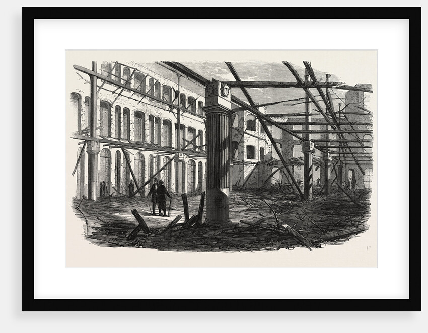 Ruins of the Surrey Music Hall UK by Anonymous