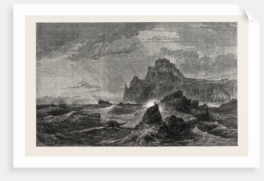 Mont Orgueil Castle Jersey, in the Exhibition of the Old Water-Colour Society by Anonymous