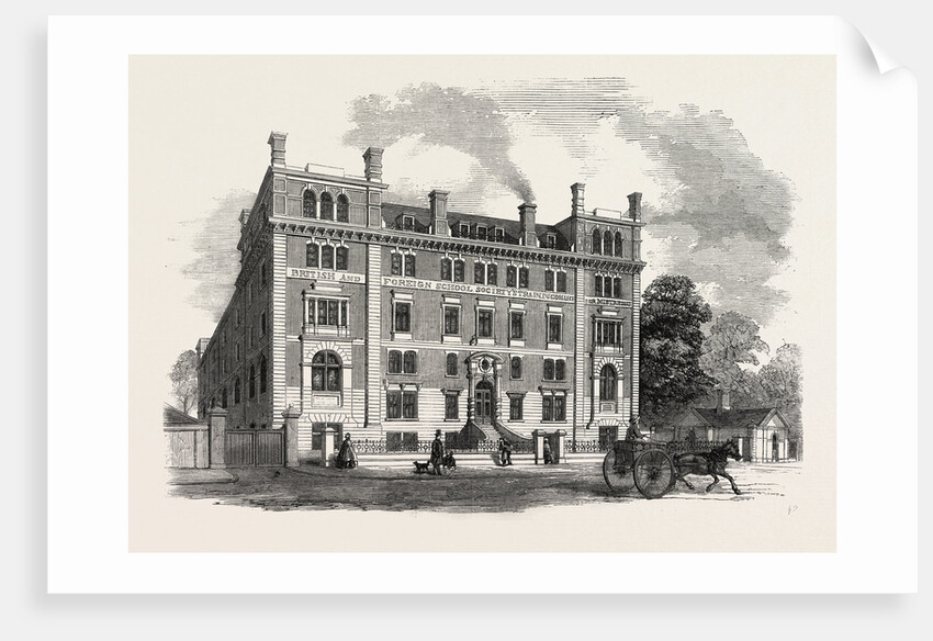 The British and Foreign School Society's New Training College for One Hundred Mistresses at Stockwell UK by Anonymous