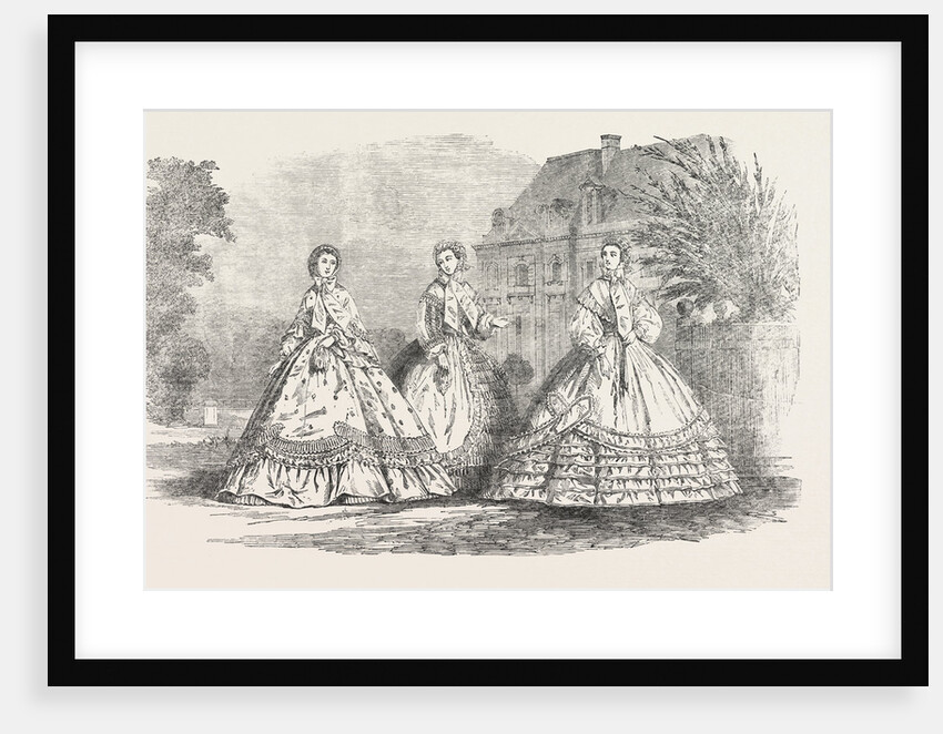 Paris Fashions for July 1861 by Anonymous