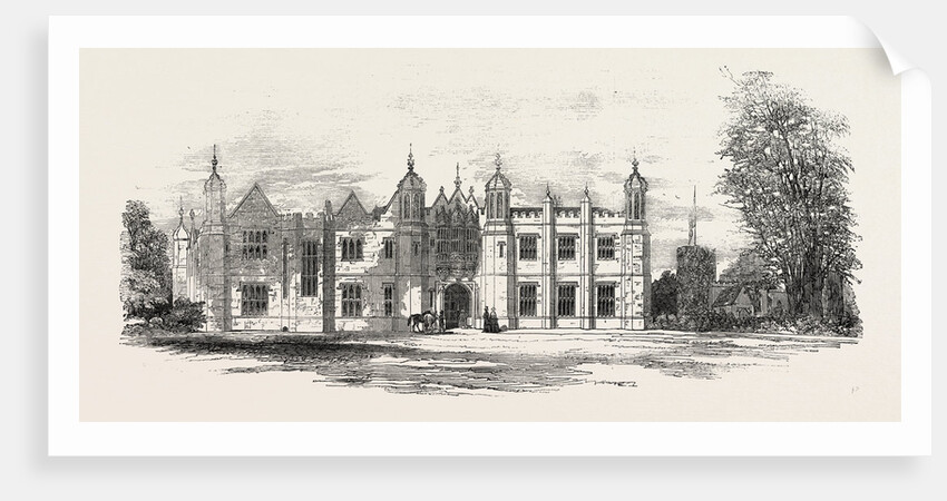 Hengrave Hall Suffolk the Seat of Sir Thomas R. Gage Bart. by Anonymous