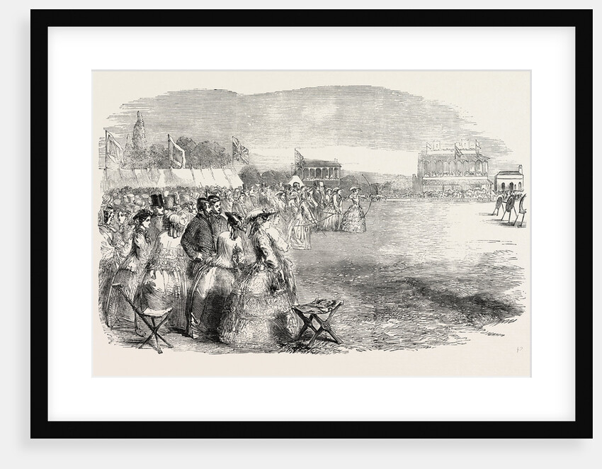 Grand National Archery Meeting on the Race- Ground Shrewsbury by Anonymous