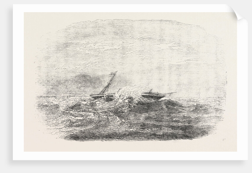 Wreck of the Douro Steamship on the Paracels in the China Sea 1854 by Anonymous