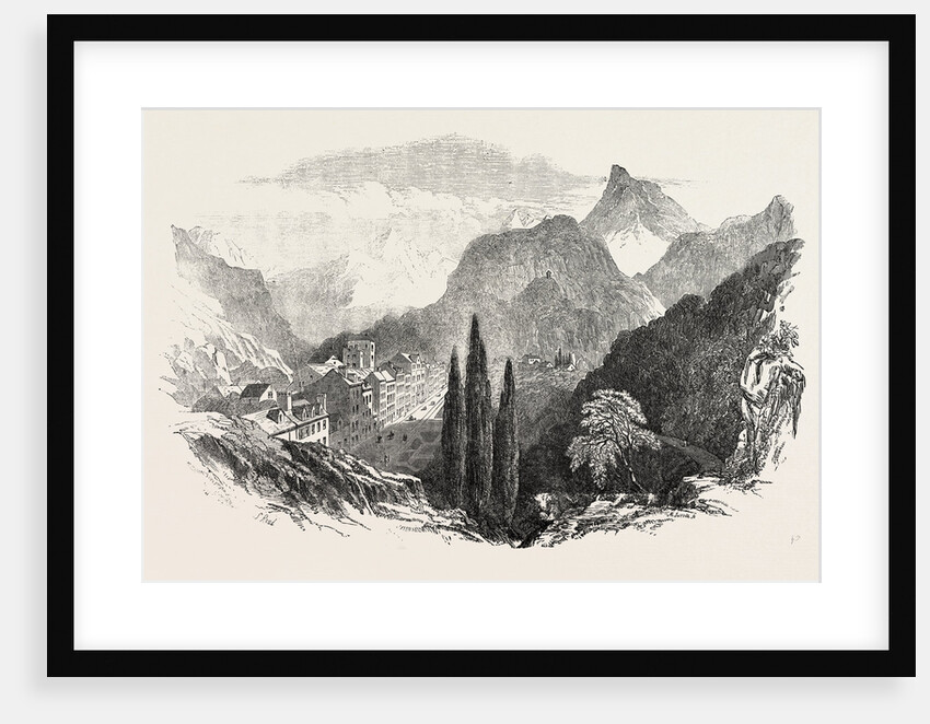 Eaux Bonnes Pyrenees 1854 by Anonymous