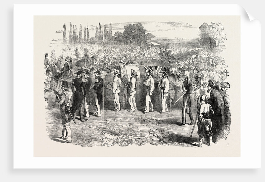 Funeral of Captain Parker at the Champ Des Morts at Pera by Anonymous