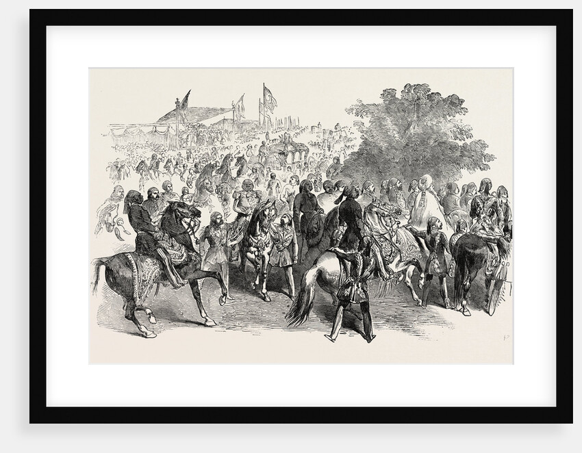Marriage Procession of the Sultan's Daughter at Constantinople Istanbul 1854 by Anonymous