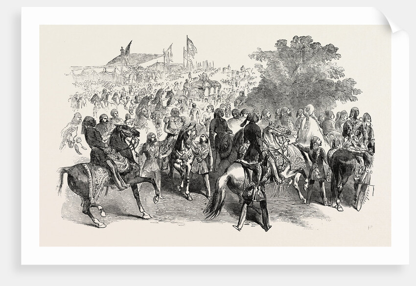 Marriage Procession of the Sultan's Daughter at Constantinople Istanbul 1854 by Anonymous
