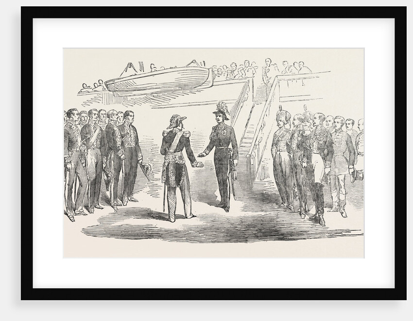 The Meeting of His Royal Highness Prince Albert and the Emperor of the French at Boulogne 1854 by Anonymous