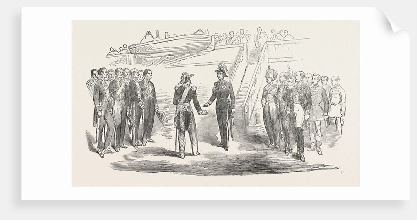 The Meeting of His Royal Highness Prince Albert and the Emperor of the French at Boulogne 1854 by Anonymous
