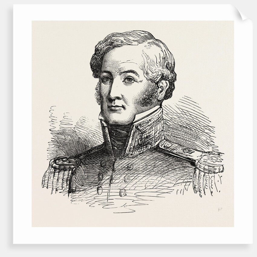 Rear-Admiral Plumridge (Baltic Fleet) from a Family Painting 1854 by Anonymous