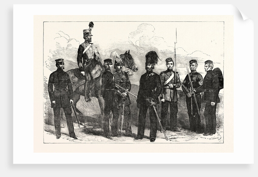English Militia and Yeomanry Cavalry 1854 by Anonymous