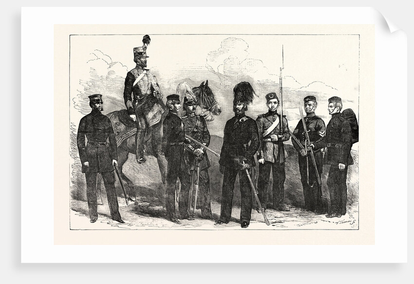 English Militia and Yeomanry Cavalry 1854 by Anonymous