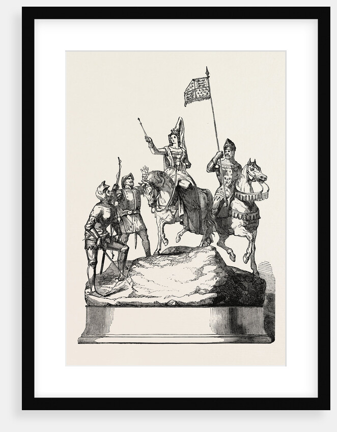 The Doncaster Race Plate 1854 Queen Philippa Before the Battle of Neville's Cross by Anonymous